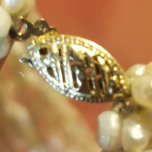 Solid 14kt Seed Pearl 10 Strand 24" VTG Necklace - Picture 5 of 8